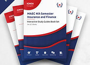 Master of Arts (Economics) (MAEC) 4th Semester Insurance and Finance Books