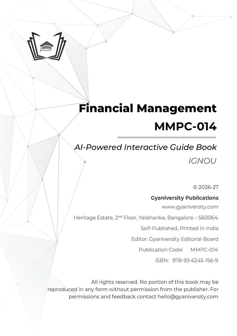 Thumbnail: IGNOU Insight: Financial Management | MMPC-014 | Interactive Study Guide