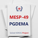 MESP-049: Occupational Stress & Job Satisfaction of Teachers (PGDEMA Project)