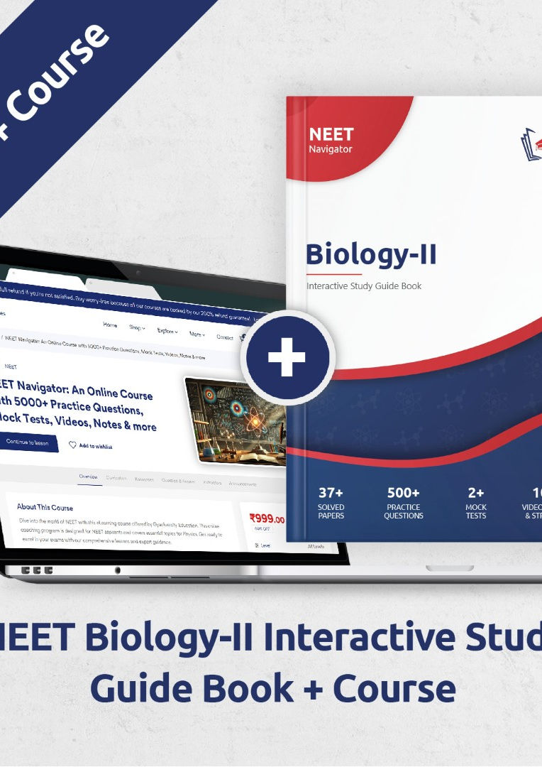 Thumbnail: NEET Navigator: Biology-II Interactive Study Guide Book