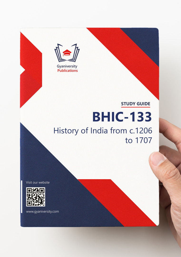 Thumbnail: BHIC-133: History of India from c.1206 to 1707 (IGNOU Guide Book)