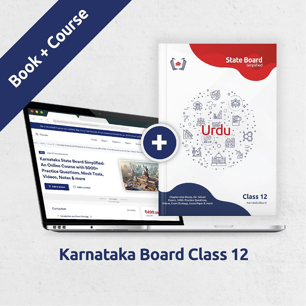 Thumbnail: Karnataka State Board Simplified: Class 12 Urdu Interactive Study Guide Book