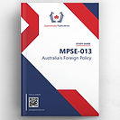 MPSE-013: Australia’s Foreign Policy (IGNOU Guide Book)