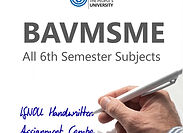 BAVMSME 6th Semester IGNOU Handwritten Assignment Combo (2024-25)