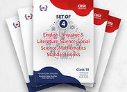 CBSE Simplified : Class 10 Eng Lang & Lit, Sci, Soc Sci, Maths Std Books