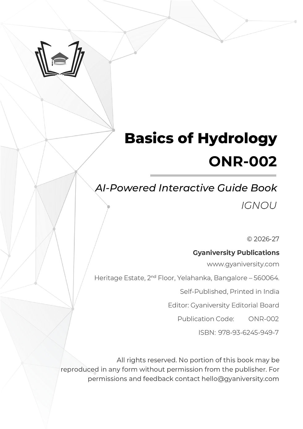 Thumbnail: IGNOU Insight: Basics of Hydrology | ONR-002 | AI-Powered Interactive Guide