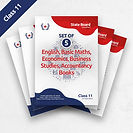 Karnataka Board Class 11 Books: Eng, Basic Maths, Econ, Biz Studies, Accountancy