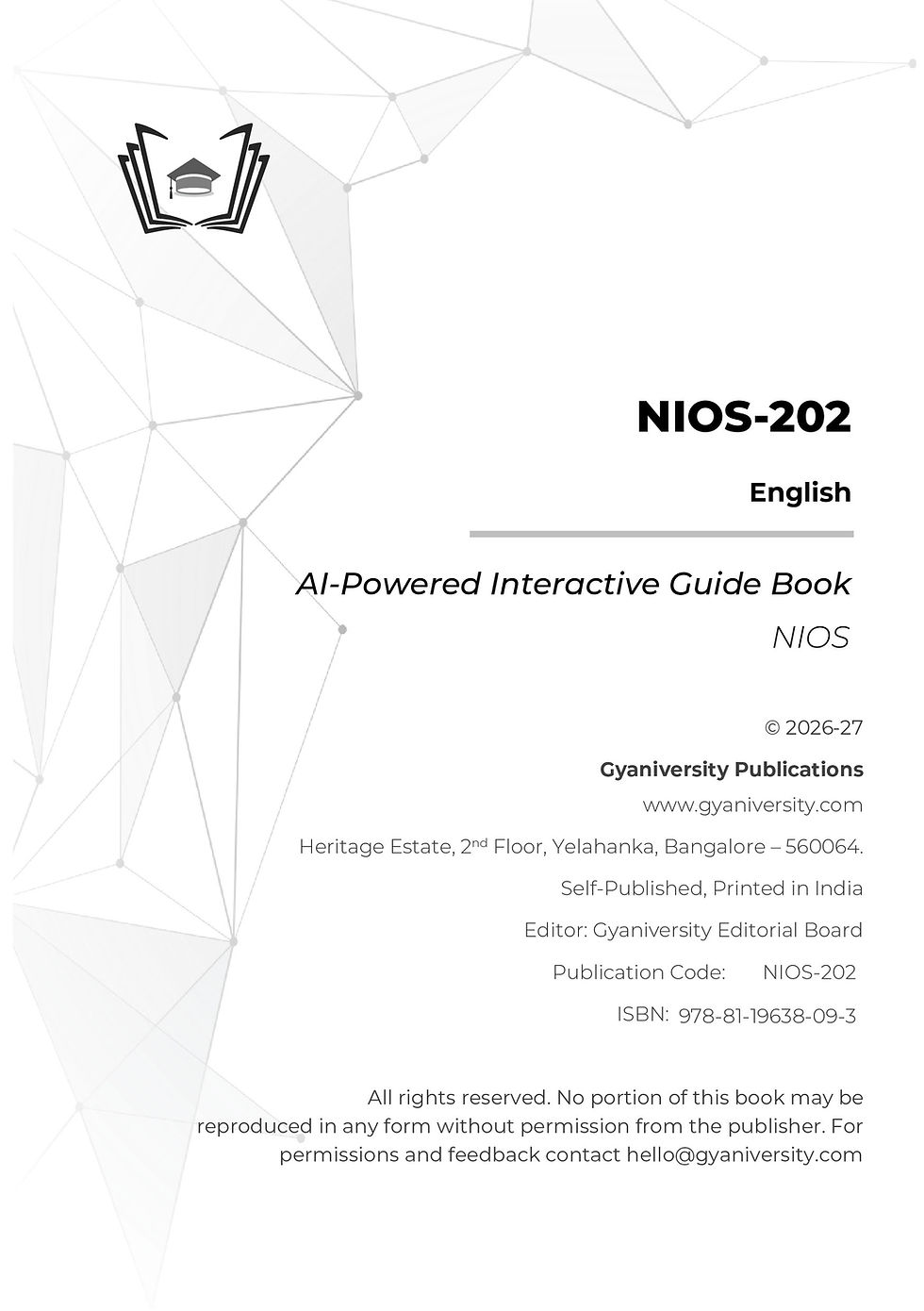 Thumbnail: NIOS Simplified: English | NIOS-202 | AI-Powered Interactive Study Guide Book