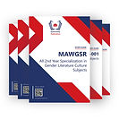 MAWGSR 2nd Year in Gender Literature Culture IGNOU Guide Books