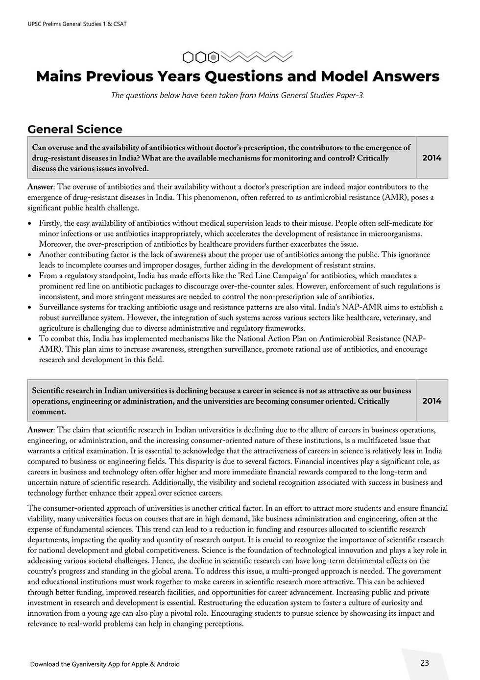 Thumbnail: General Science & Emerging Technologies | UPSC Gyan Ganga