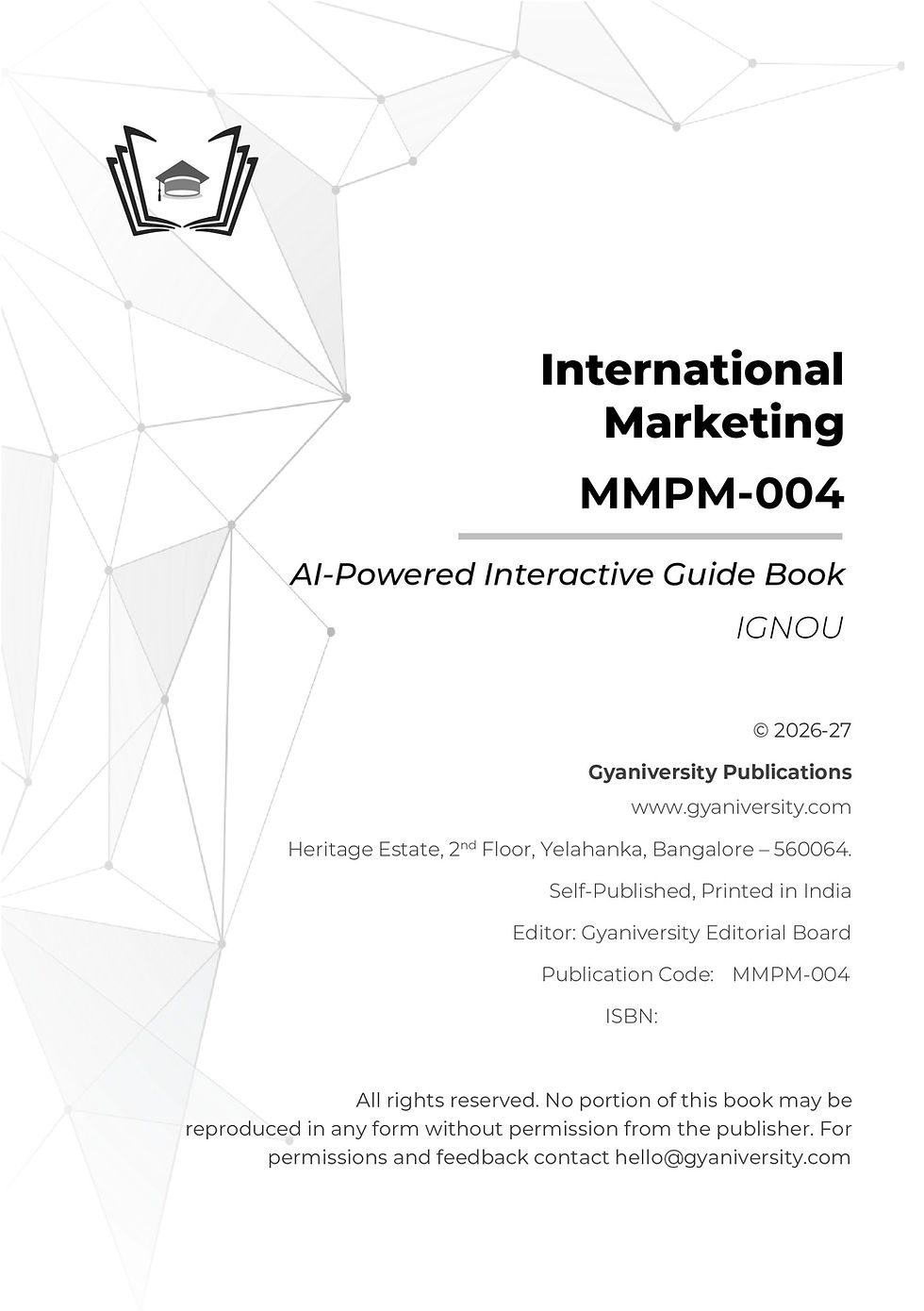 Thumbnail: IGNOU Insight: International Marketing | MMPM-004 | AI-Powered Interactive Guide