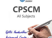 CPSCM IGNOU Handwritten Assignment Combo (2024-25)