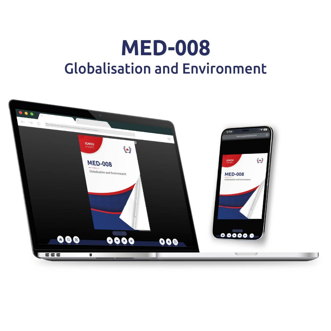 IGNOU Insight: Globalisation and Environment | MED-008 | eBook