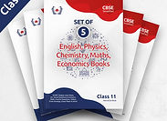 CBSE Class 11 Book Set: English, Physics, Chemistry, Maths, Economics
