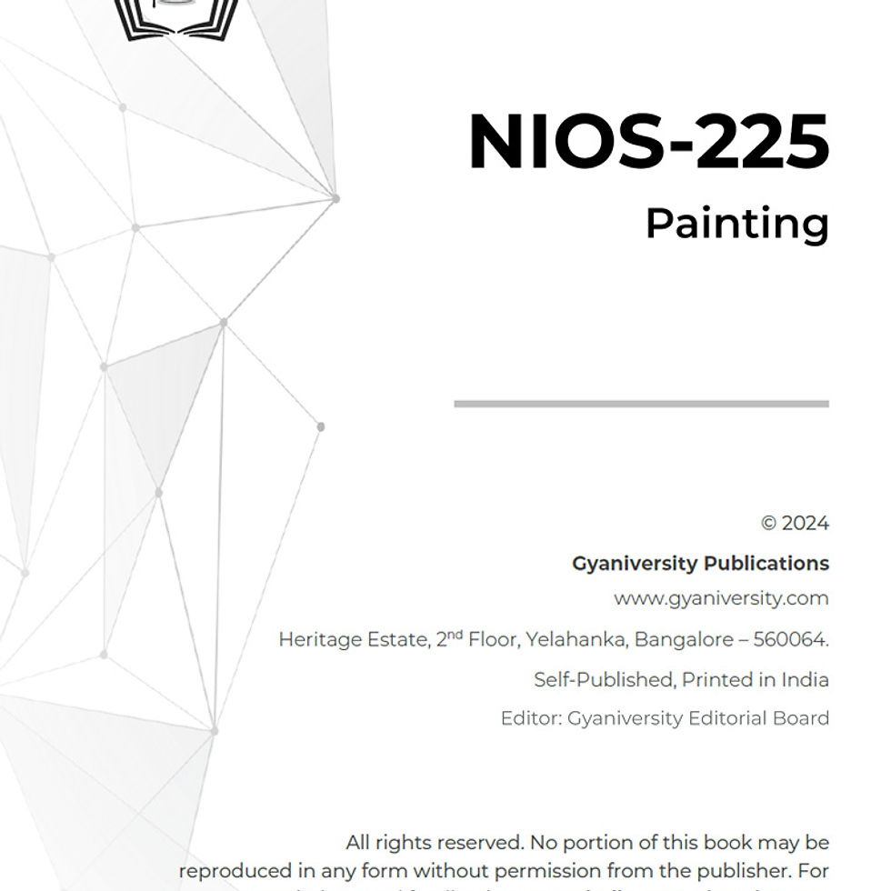 Thumbnail: NIOS-225: Painting (Interactive Study Guide Hard Copy)