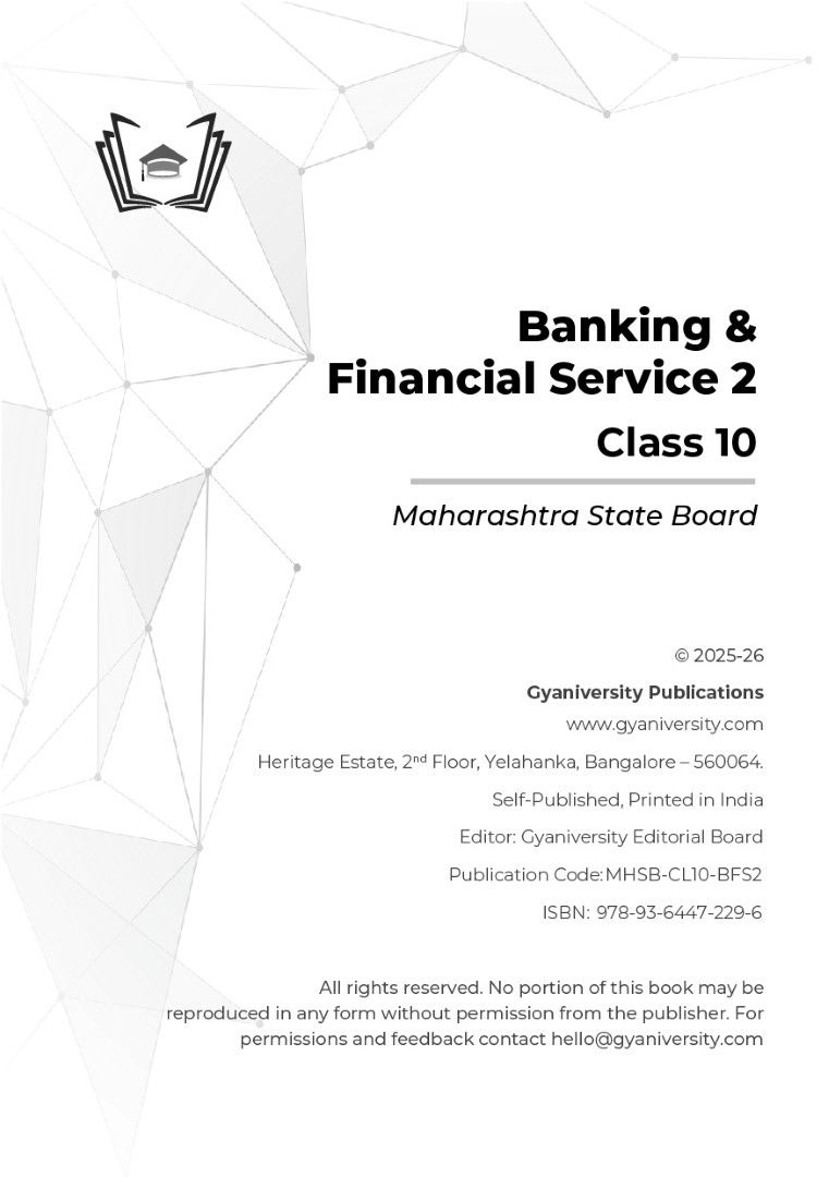 Thumbnail: Maharashtra Board Simplified: Banking & Financial Service 2 (Class 10 Book)