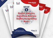 Karnataka Board Class 11 Books: Eng, Statistics, Econ, Biz Studies, Accountancy