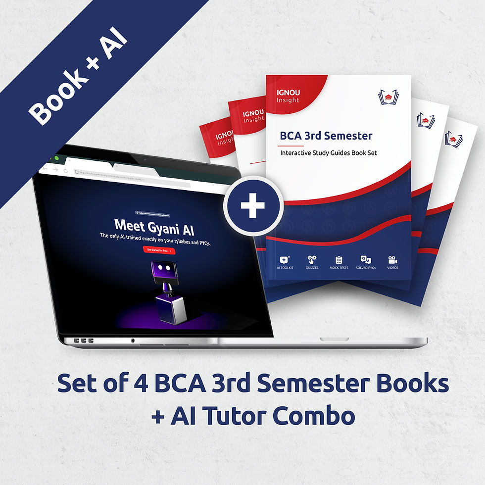 Thumbnail: IGNOU Insight: Bachelor of Computer Applications (BCA) 3rd Semester Study Guides