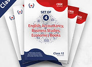 CBSE Class 12 Book Set: English, Accountancy, Business Studies, Economics