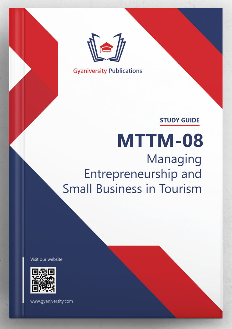 MTTM-08: Managing Entrepreneurship and Small Business in T.. (IGNOU Guide Book)