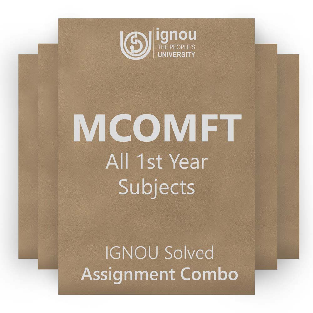 MCOMFT 1st Year Solved Assignment Combo (2022-23)
