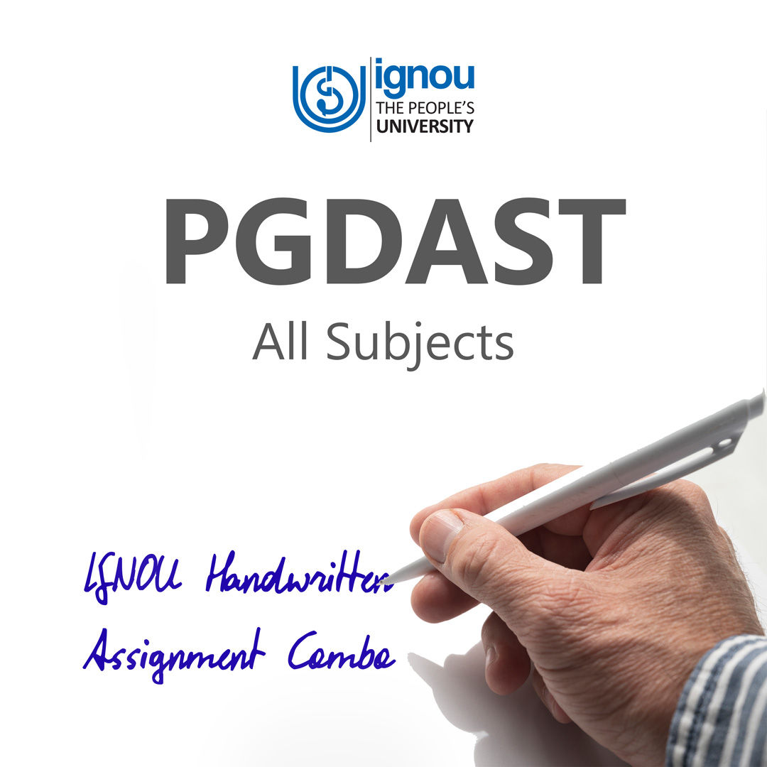 PGDAST IGNOU Handwritten Assignment Combo (2025-26)