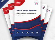 Master of Business Administration (Health Care & Mang.) (MBAHCHM) 1st Semester
