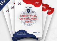 CBSE Class 11 Book Set: English, Physics, Chemistry, Maths
