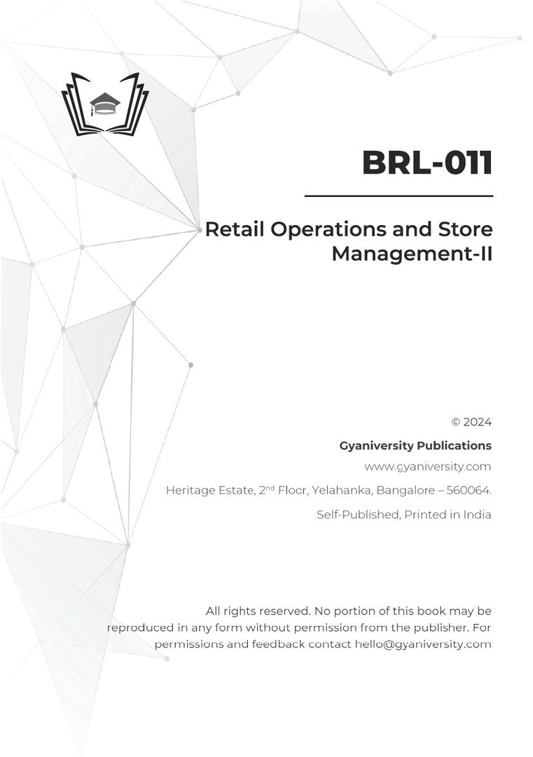 Thumbnail: BRL-011: Retail Operations and Store Management-II (IGNOU Guide Book)