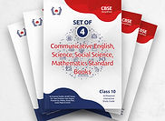 CBSE Simplified : Class 10 Eng Comm, Sci, Social Sci, Maths Std Study Guides