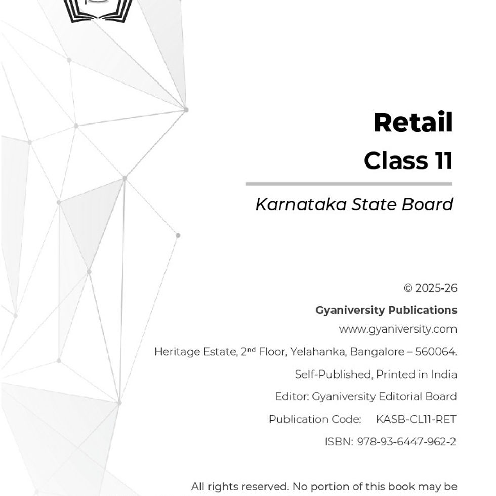 Thumbnail: Karnataka State Board Simplified: Class 11 Retail Interactive Study Guide Book