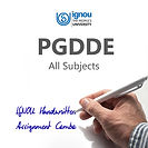 PGDDE IGNOU Handwritten Assignment Combo (2025-26)