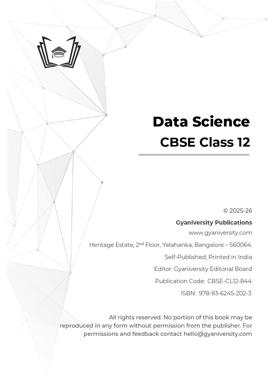 Thumbnail: CBSE Simplified: Data Science (Class 12 Interactive Guide Book)