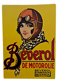 Emaille Reclamebord van Beverol Motorolie Beverwijk