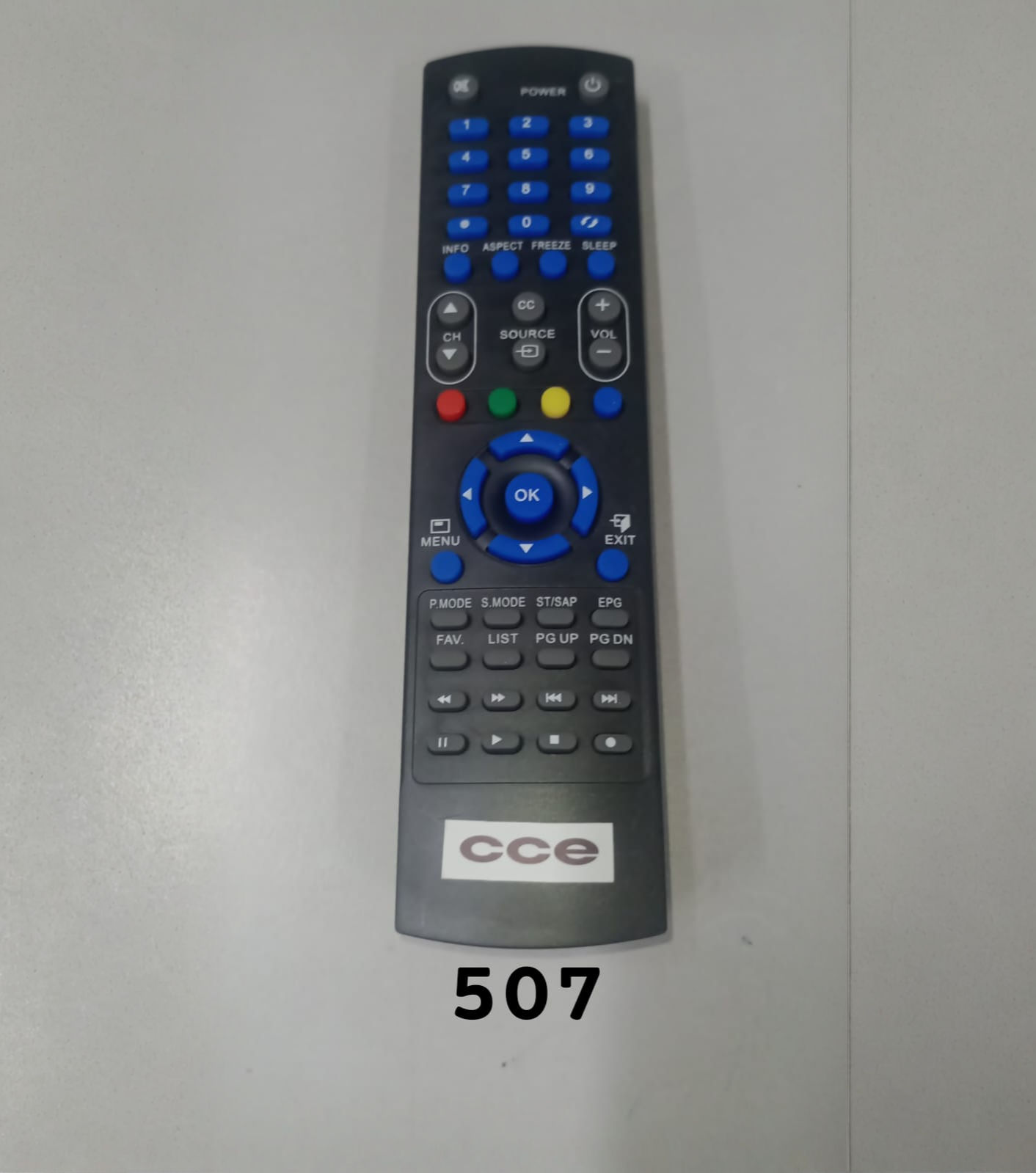 CONTROLE TV CCE 507