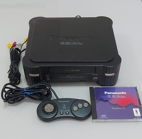 Panasonic 3DO FZ-1 Japonês Com Controle de 03 Botões e CD Sampler