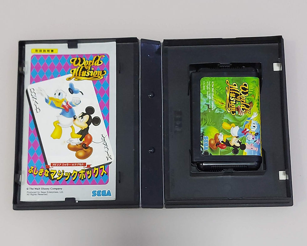 Miniatura: World Of Ilusion - Mega Drive Original Japonês