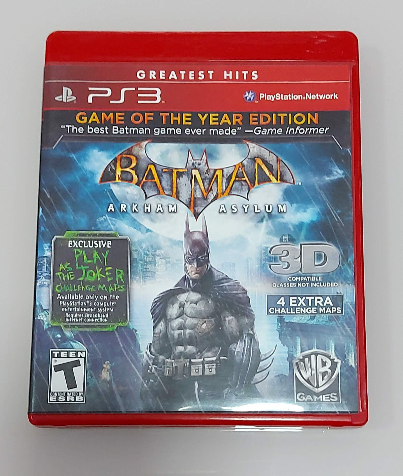 Batman Arkham Asylum PS3 Original