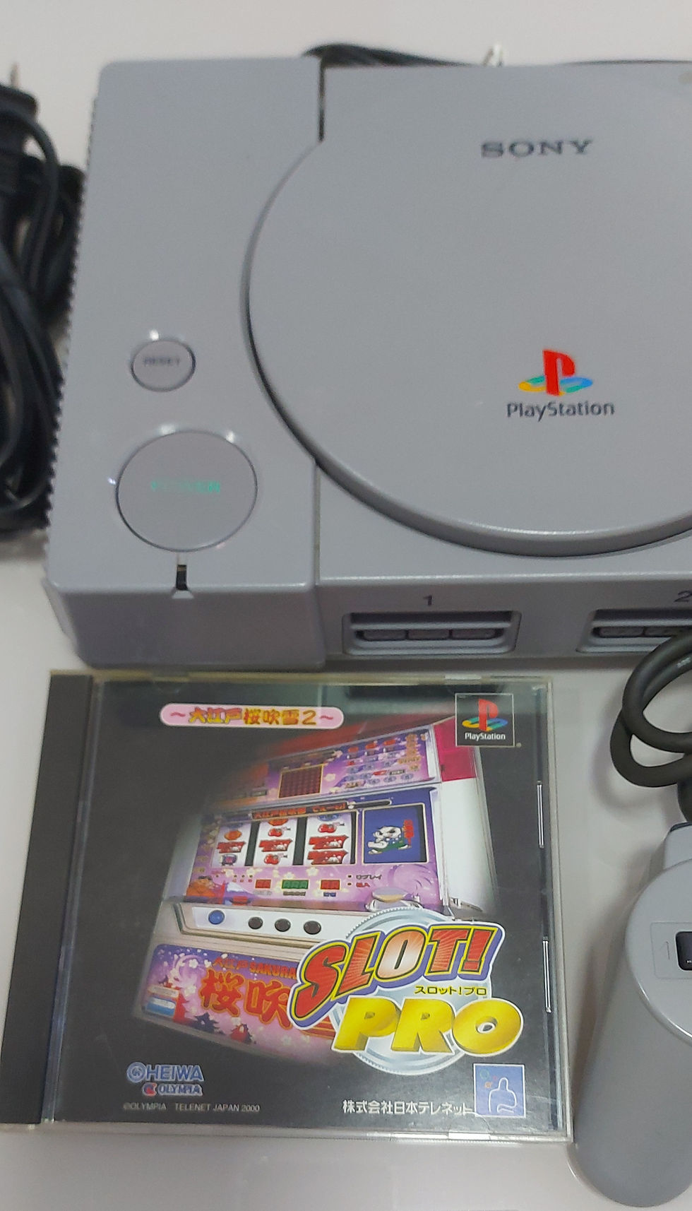 Miniatura: Playstation 1 SCPH-5500 + Controle Original + Jogo Original Japonês