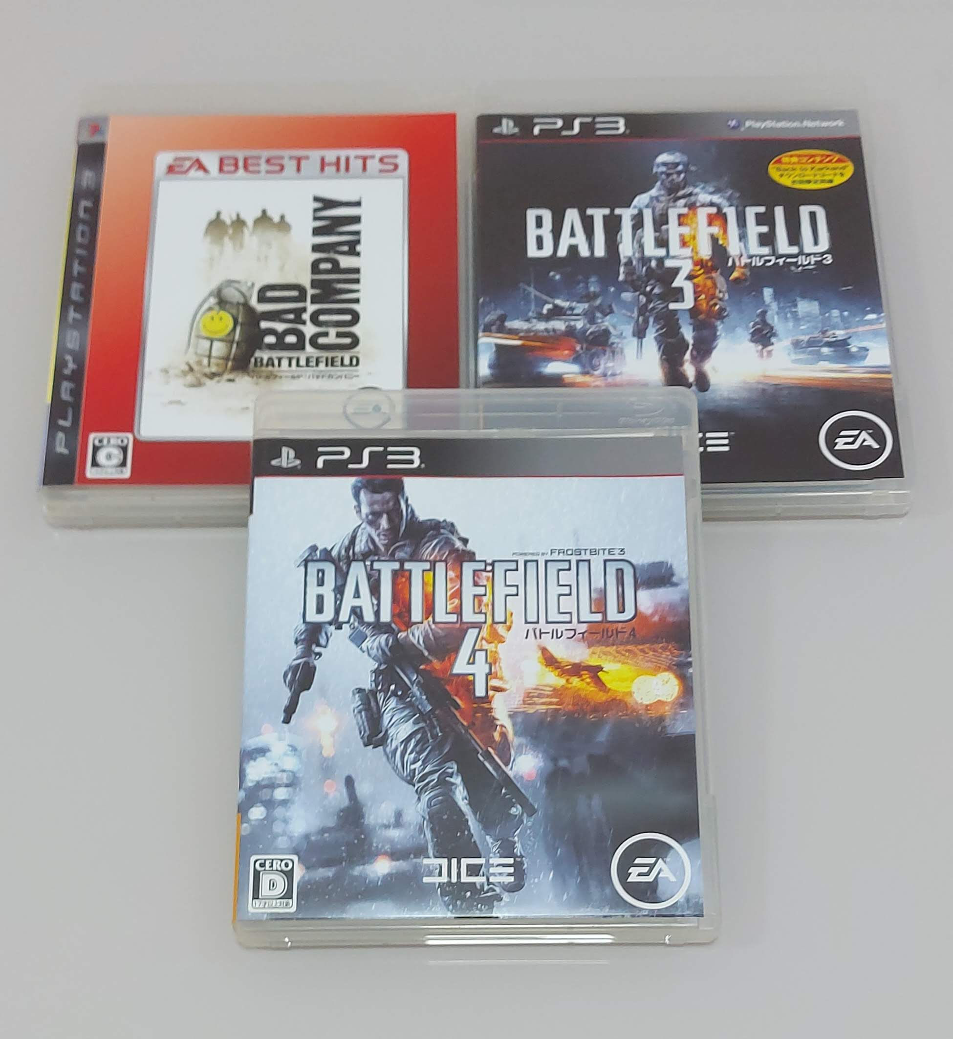 Combo Battlefield Bad Company, 3 e 4 PS3 Original Japonês