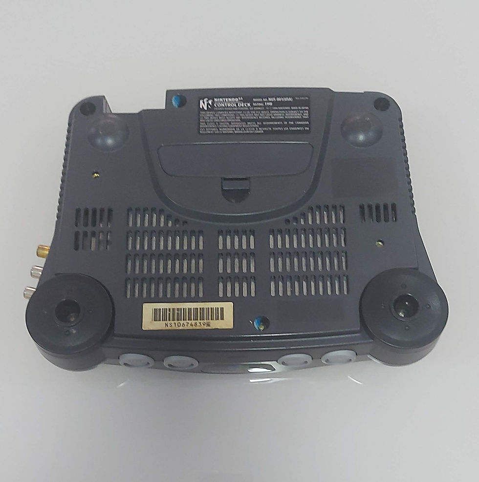Miniatura: Nintendo 64 Americano - 01 Controle Original, Fonte Original, Cabo A/V
