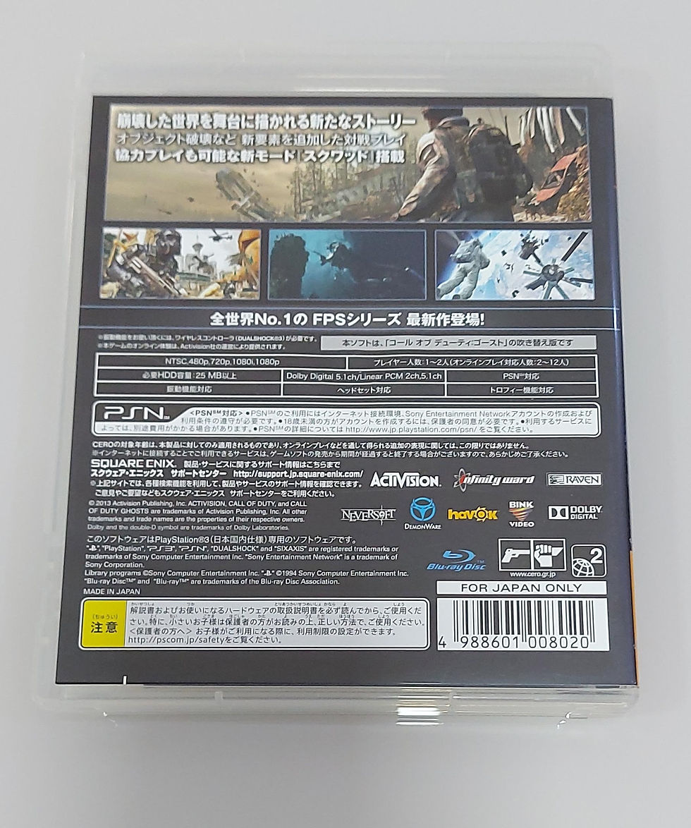 Miniatura: Call of Duty Ghosts PS3 Original Japonês