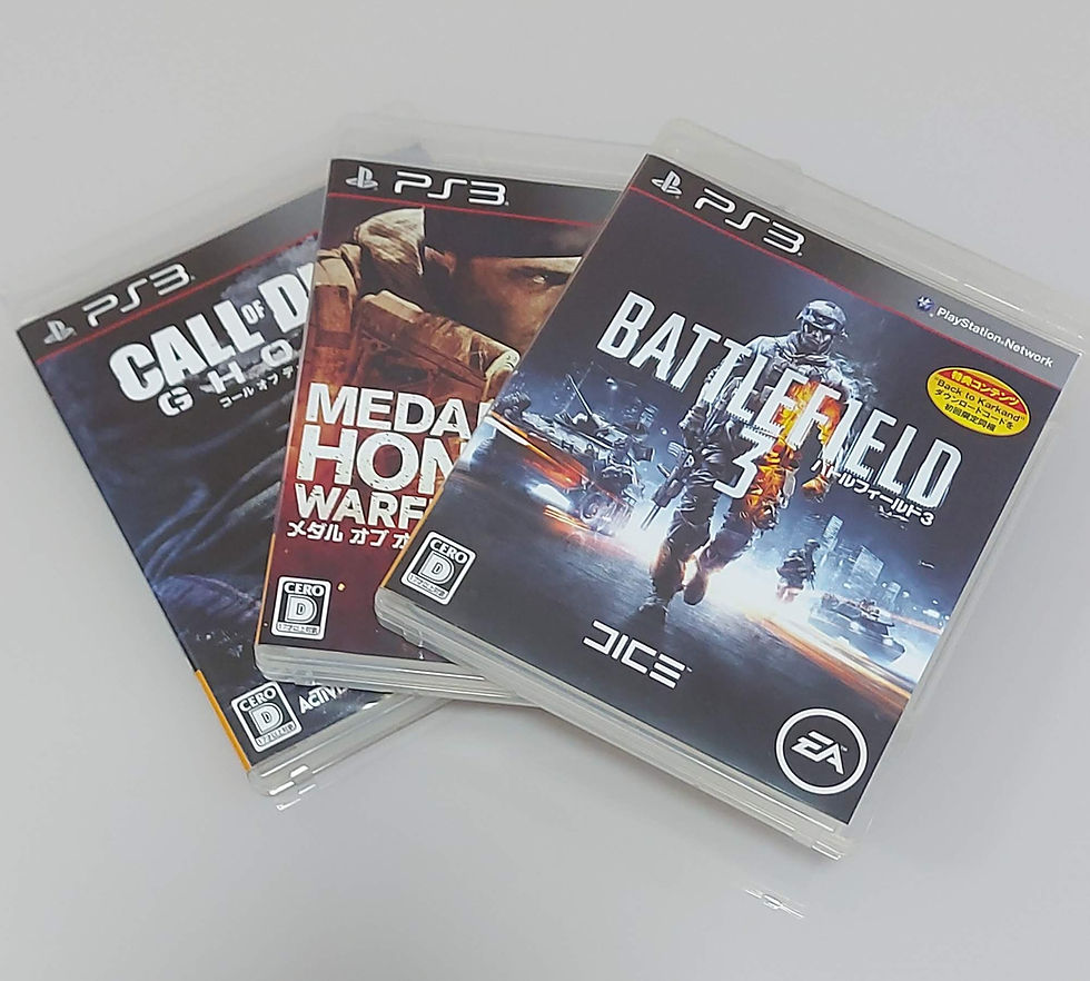 Miniatura: Combo Jogos de Guerra Battlefield 3, Medal of Honor e COD Ghosts PS3