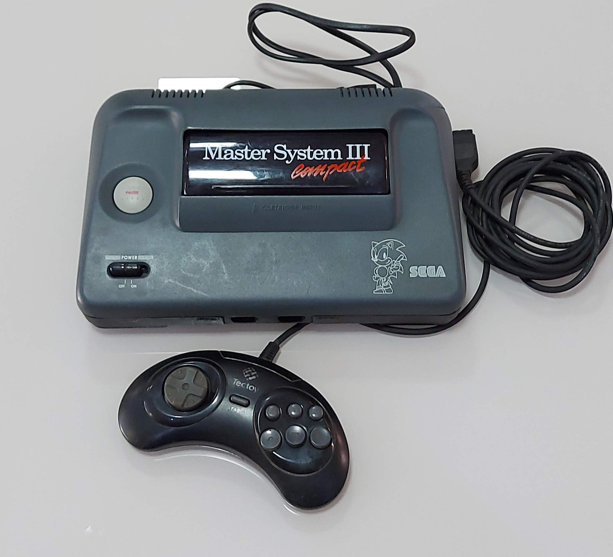 Master System III COMPACT - JUNK Conserto ou Retirada de Peças - Sem Garantia