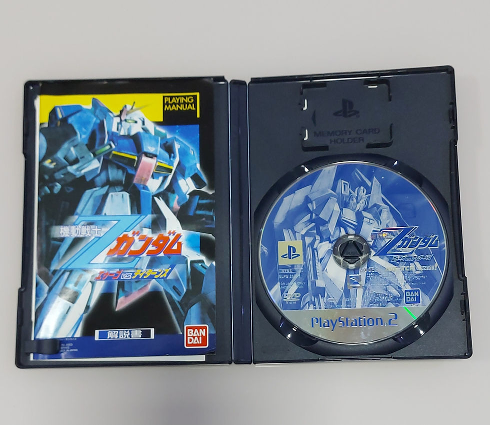 Miniatura: Mobile Suit Gundam: Gundam vs. Zeta Gundam - PS2 Original Japonês