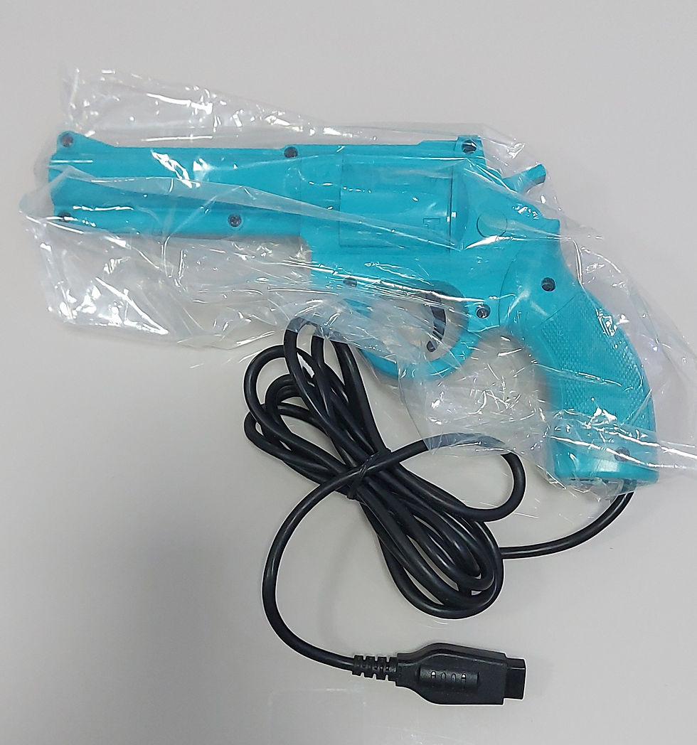 Miniatura: Pistola Konami Justifier Mega CD Com Caixa - Original Japonês