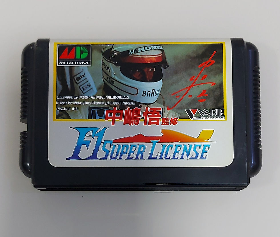 Miniatura: F1 Super License - Mega Drive Original Japonês