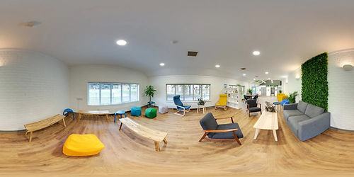 Panorama of office space