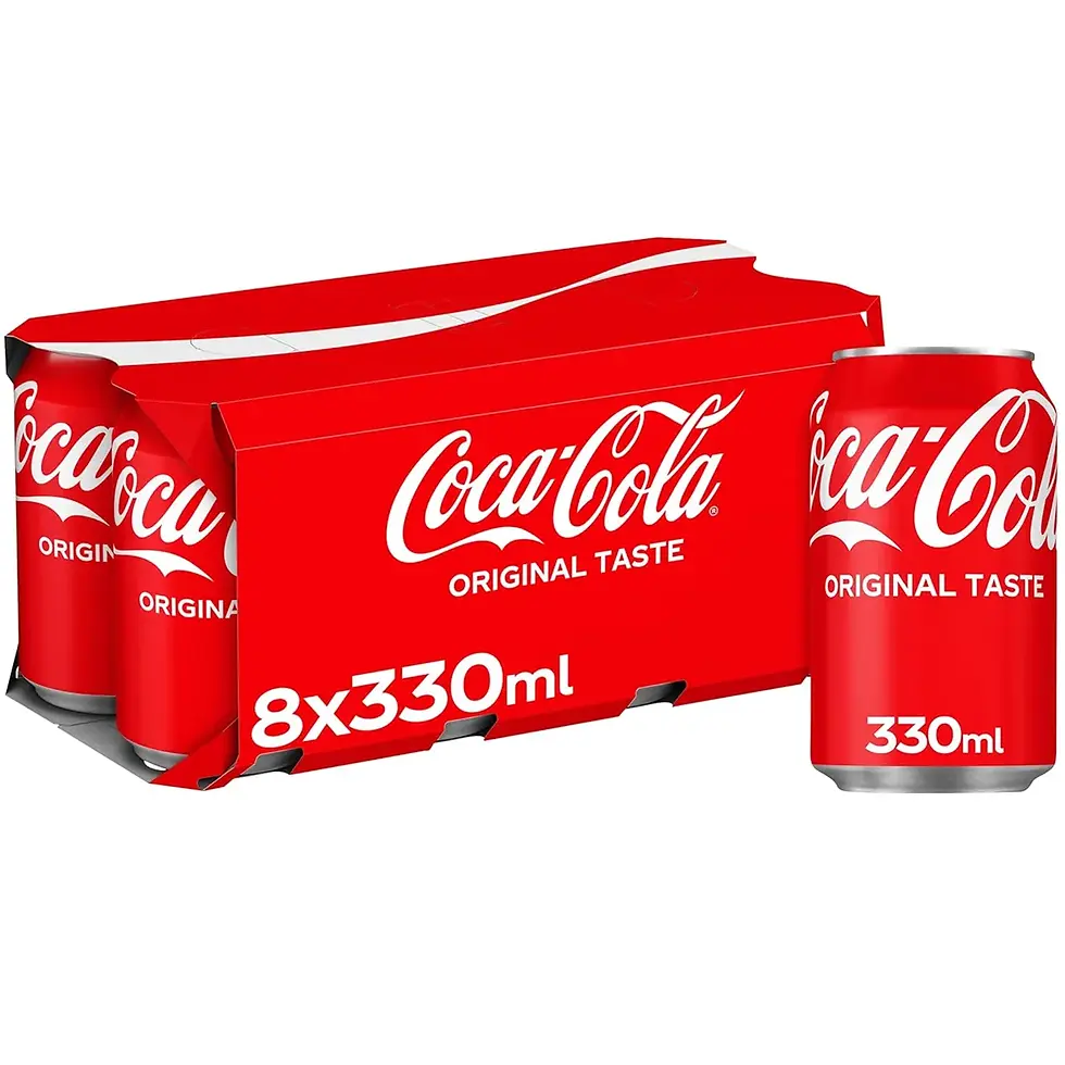 Coca-Cola (Original Taste) Cans 8 x 330ml multipack in UK