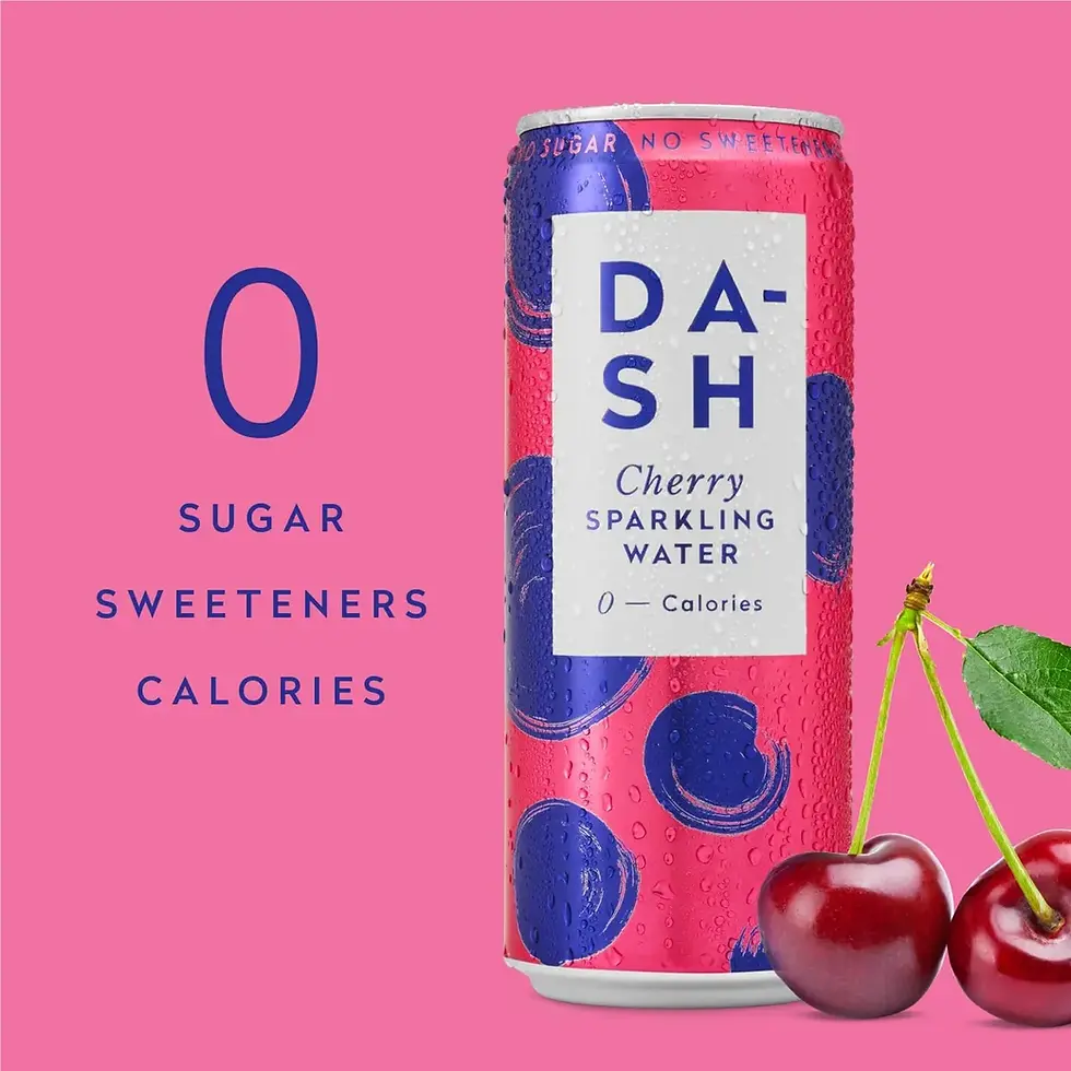 Thumbnail: Dash Flavoured Cherry Sparkling Water 4x330ml